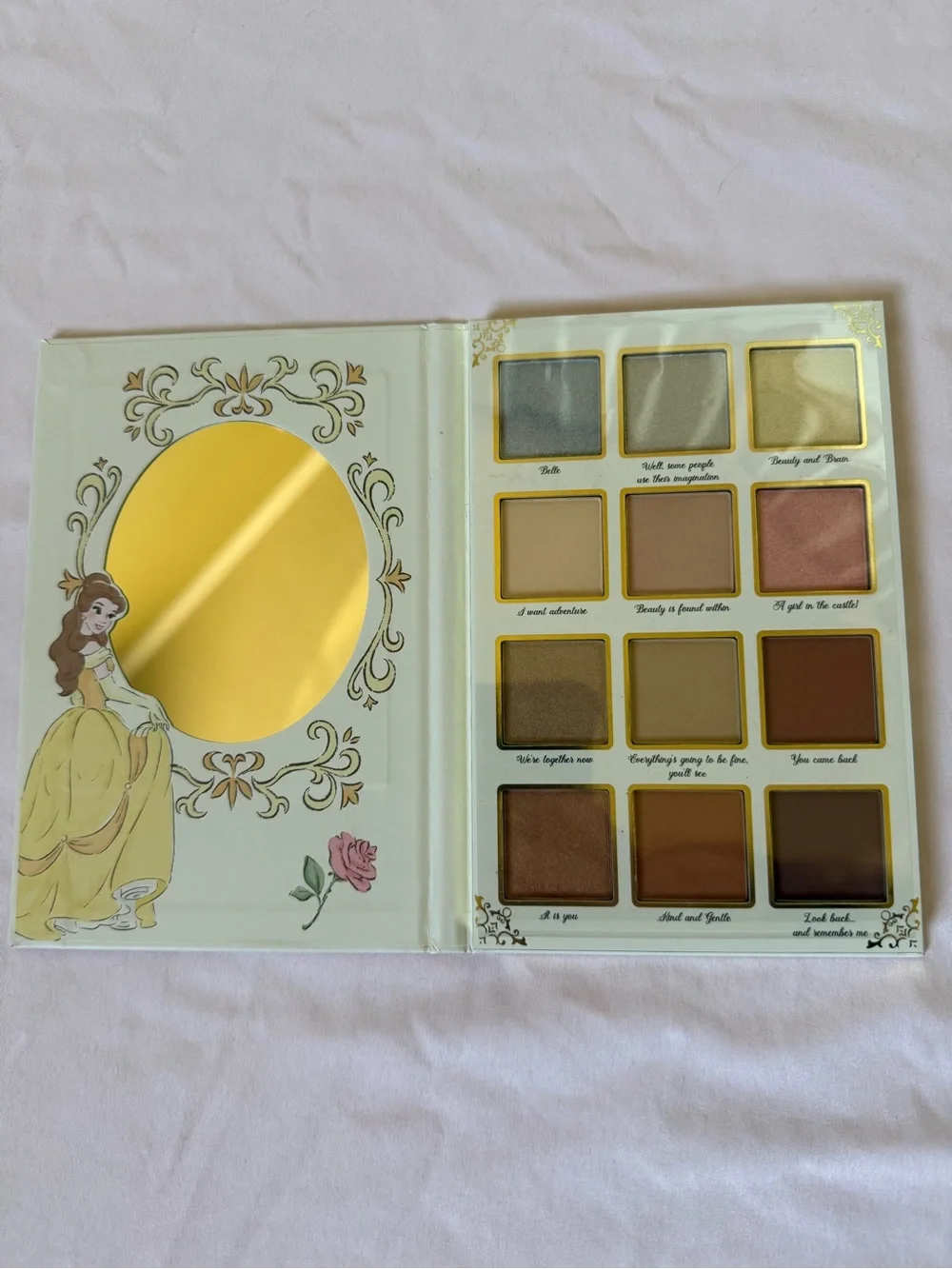 Disney Princess Belle Eyeshadow Palette - Yellow Gold Artwork